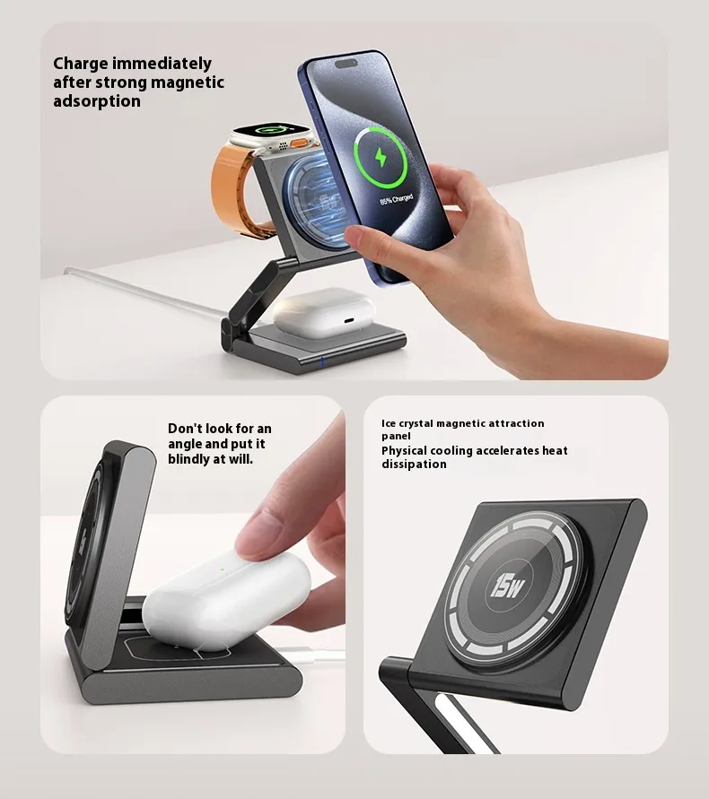 3 in 1 Wireless Charger Product